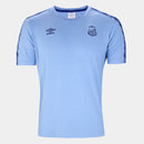 Camisa Santos 2024 Concentração Umbro Masculina - Azul