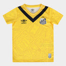 Kit Camisa Santos Infantil III 2024 s/n° Torcedor Umbro + Calção Santos Infantil